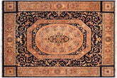handmade Traditional Tamour Blue Tan Hand Knotted RECTANGLE 100% WOOL area rug 8 x 11