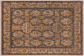 handmade Transitional Design Lt. Gray Lt. Gray Hand Knotted RECTANGLE 100% WOOL area rug 8' x 10'