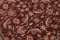 handmade Traditional Lahore Copper Rose Hand Knotted RECTANGLE 100% WOOL area rug 8' x 10'
