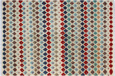 handmade Geometric Moroccan Hi Beige Red Hand Knotted RECTANGLE 100% WOOL area rug 9' x 12'