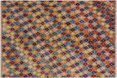 handmade Modern Balouchi Gray Blue Hand Knotted RECTANGLE 100% WOOL area rug 5x7