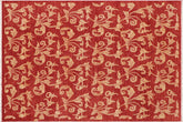 handmade Modern Design Rust Tan Hand Knotted RECTANGLE 100% WOOL area rug 9' x 12'