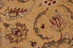 handmade Traditional Kafkaz Lt. Gold Green Hand Knotted RECTANGLE 100% WOOL area rug 9x11