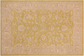Boho Chic Ziegler Fannie Green/Taupe Wool Rug - 9'1'' x 11'11''