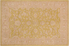 Boho Chic Ziegler Fannie Green/Taupe Wool Rug - 9'1'' x 11'11''