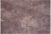 handmade Modern Kafkaz Brown Green Hand Knotted RECTANGLE WOOL&SILK area rug 6' x 9'
