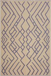 Flat Weave Kilim Antique Navaho Vintage handmade Modern Kilim Beige Purple Hand-Woven Rectangle 100% Wool Area Rug 7x10