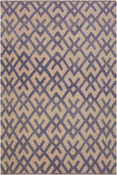 Flat Weave Kilim Antique Navaho Vintage handmade Modern Kilim Beige Purple Hand-Woven Rectangle 100% Wool Area Rug 6x8
