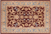 handmade Traditional Kafkaz Red Blue Hand Knotted RECTANGLE 100% WOOL area rug 10x14