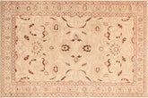 handmade Traditional Kafkaz Beige Brown Hand Knotted RECTANGLE 100% WOOL area rug 10x13