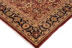 handmade Traditional Kafkaz Brown Blue Hand Knotted RECTANGLE 100% WOOL area rug 10 x 14