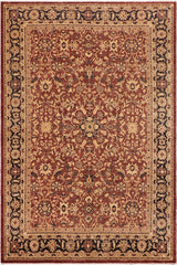 handmade Traditional Kafkaz Brown Blue Hand Knotted RECTANGLE 100% WOOL area rug 10 x 14