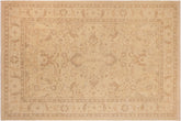 handmade Traditional Kafkaz Tan Beige Hand Knotted RECTANGLE 100% WOOL area rug 10x14
