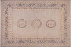 handmade Traditional Kafkaz Lt. Gray Drk. Gray Hand Knotted RECTANGLE 100% WOOL area rug 9' x 12'
