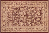 handmade Traditional Kafkaz Brown Beige Hand Knotted RECTANGLE 100% WOOL area rug 10x14
