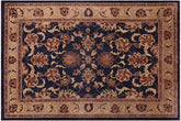 handmade Traditional Kafkaz Blue Tan Hand Knotted RECTANGLE 100% WOOL area rug 10x14