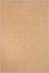 handmade Transitional Kafkaz Tan Beige Hand Knotted RECTANGLE 100% WOOL area rug 10 x 14