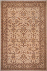 handmade Traditional Kafkaz Ivory Tan Hand Knotted RECTANGLE 100% WOOL area rug 10 x 14