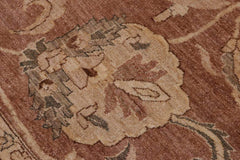 handmade Traditional Kafkaz Lt. Brown Tan Hand Knotted RECTANGLE 100% WOOL area rug 10 x 13