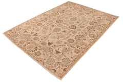 handmade Traditional Kafkaz Beige Tan Hand Knotted RECTANGLE 100% WOOL area rug 10 x 14