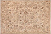 handmade Traditional Kafkaz Beige Tan Hand Knotted RECTANGLE 100% WOOL area rug 10x14