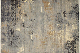 handmade Modern Modern Gray Blue Hand Knotted RECTANGLE WOOL&SILK area rug 8' x 10'