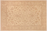 handmade Traditional Kafkaz Beige Brown Hand Knotted RECTANGLE 100% WOOL area rug 10x14
