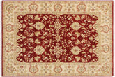 handmade Traditional Kafkaz Red Ivory Hand Knotted RECTANGLE 100% WOOL area rug 4x6