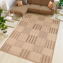 handmade Modern Gabbeh Beige Brown Hand Knotted RECTANGLE 100% WOOL area rug 10' x 14'