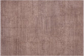 handmade Modern Kafkaz Grey Ivory Hand Knotted RECTANGLE 100% WOOL area rug 8' x 10'