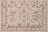 handmade Traditional Kafkaz Ivory Gold Hand Knotted RECTANGLE 100% WOOL area rug 3x5