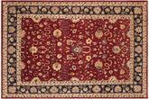 handmade Traditional Kafkaz Red Blue Hand Knotted RECTANGLE 100% WOOL area rug 10x14