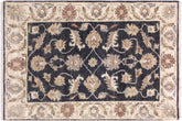 Bohemian Ziegler Steadman Grey/Ivory Hand Knotted Wool Rug - 2'0'' x 2'11''