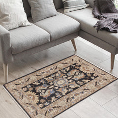 handmade Traditional Kafkaz Grey Ivory Hand Knotted RECTANGLE 100% WOOL area rug 2' x 3'