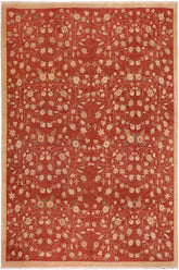 handmade Modern Kafkaz Red Tan Hand Knotted RECTANGLE 100% WOOL area rug 10 x 13