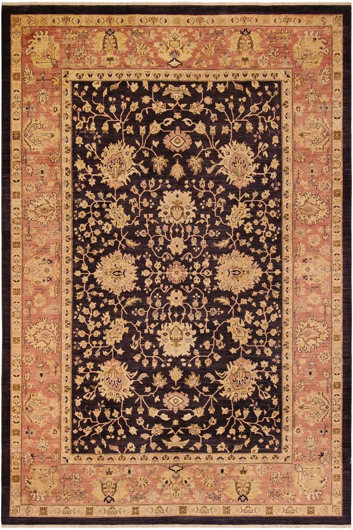 handmade Traditional Kafkaz Blue Red Hand Knotted RECTANGLE 100% WOOL area rug 10 x 13