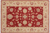 handmade Traditional Kafkaz Red Ivory Hand Knotted RECTANGLE 100% WOOL area rug 3x5