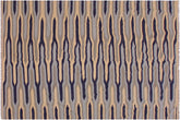 handmade Modern Kilim Beige Blue Hand-Woven RECTANGLE 100% WOOL area rug 6x9