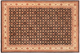 handmade Transitional Kafkaz Brown Beige Hand Knotted RECTANGLE 100% WOOL area rug 10' x 14'