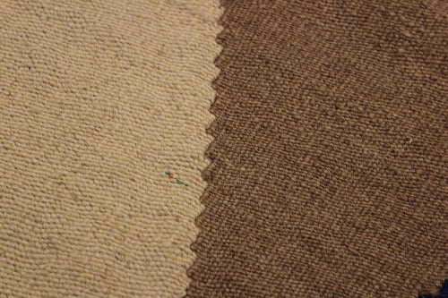 handmade Modern Kilim Ivory Blue Hand-Woven RECTANGLE 100% WOOL area rug 4x6