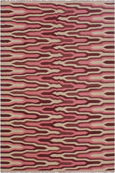 Flat Weave Kilim Antique Navaho Vintage handmade Modern Kilim Ivory Pink Hand-Woven Rectangle 100% Wool Area Rug 6x9