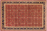 handmade Transitional Kafkaz Red Blue Hand Knotted RECTANGLE 100% WOOL area rug 10' x 14'
