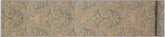 handmade Modern Kafkaz Grey Red Hand Knotted RUNNER 100% WOOL area rug 3' x 19'