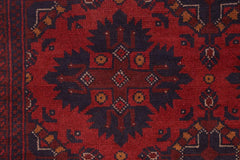 handmade Tribal Biljik Khal Mohammadi Red Blue Hand Knotted RECTANGLE 100% WOOL area rug 7x10