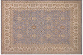 handmade Traditional Kafkaz Gray Beige Hand Knotted RECTANGLE 100% WOOL area rug 10x14
