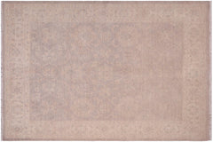 handmade Traditional Kafkaz Gray Beige Hand Knotted RECTANGLE 100% WOOL area rug 5x7