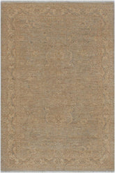 handmade Traditional Kafkaz Tan Beige Hand Knotted RECTANGLE 100% WOOL area rug 4 x 6