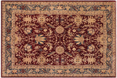 handmade Traditional Kafkaz Red Blue Hand Knotted RECTANGLE 100% WOOL area rug 10x14