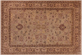 handmade Traditional Kafkaz Gray Brown Hand Knotted RECTANGLE 100% WOOL area rug 10x14