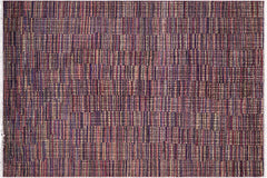 handmade Geometric Berjusta Black Gold Hand Knotted RECTANGLE 100% WOOL area rug 6' x 9'